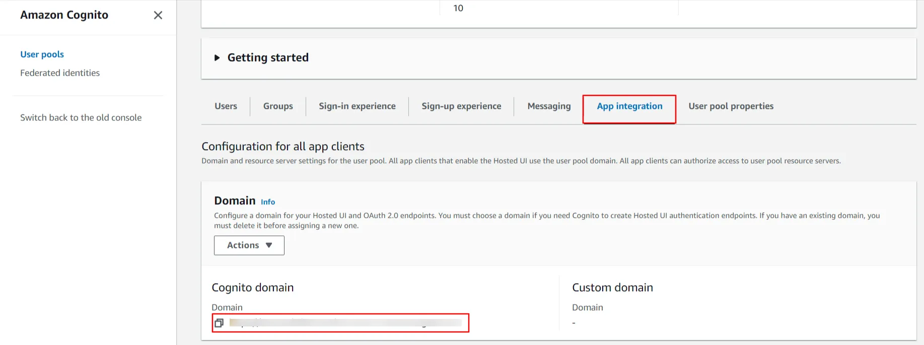 AWS Cognito OAuth/OpenID Single Sign On (SSO)