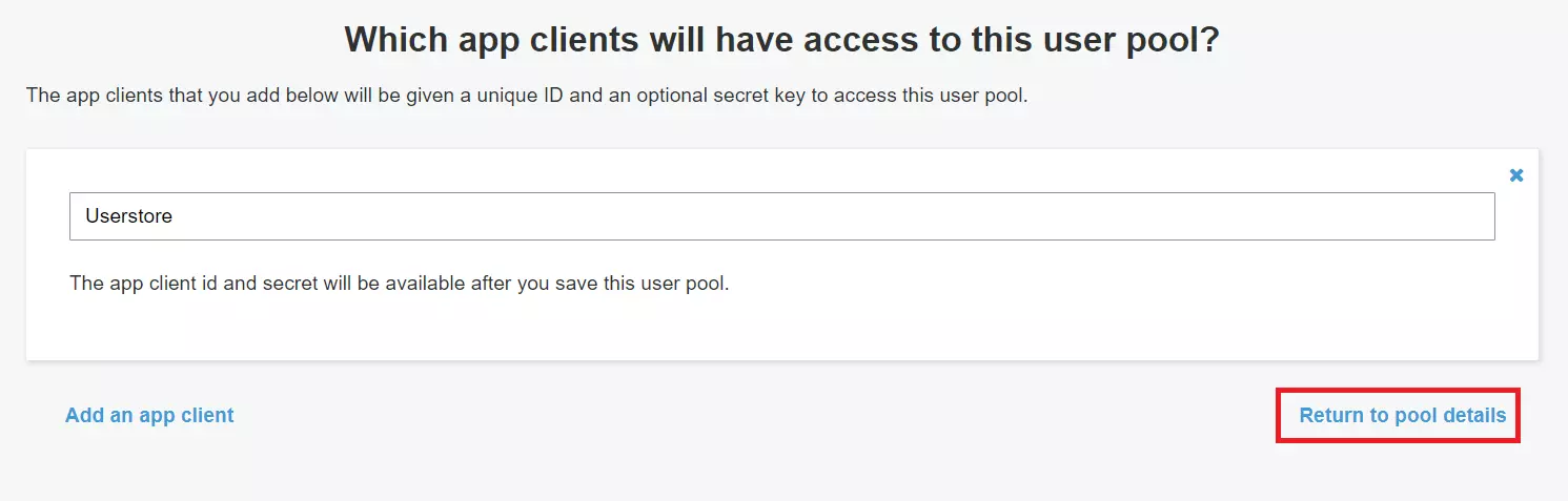 OAuth/OpenID/OIDC Single Sign On (SSO), AWS cognito SSO Login return to aws pool