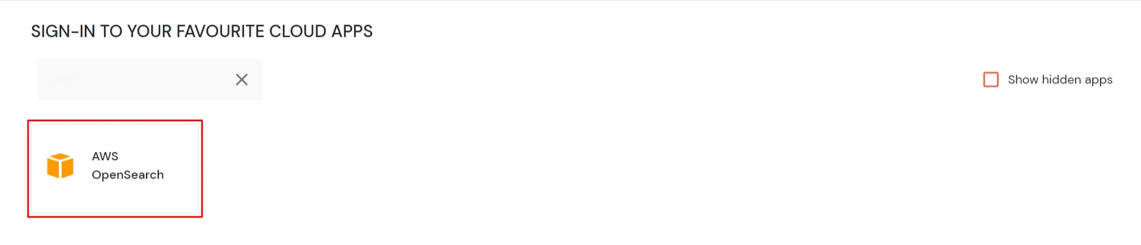 AWS OpenSearch Single Sign-On (SSO) verify configuration