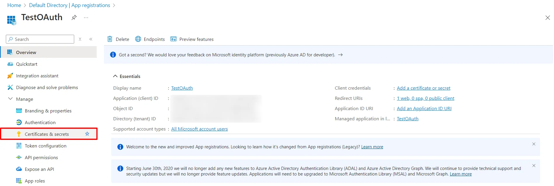 Azure AD SAML IDP : Single sign-on