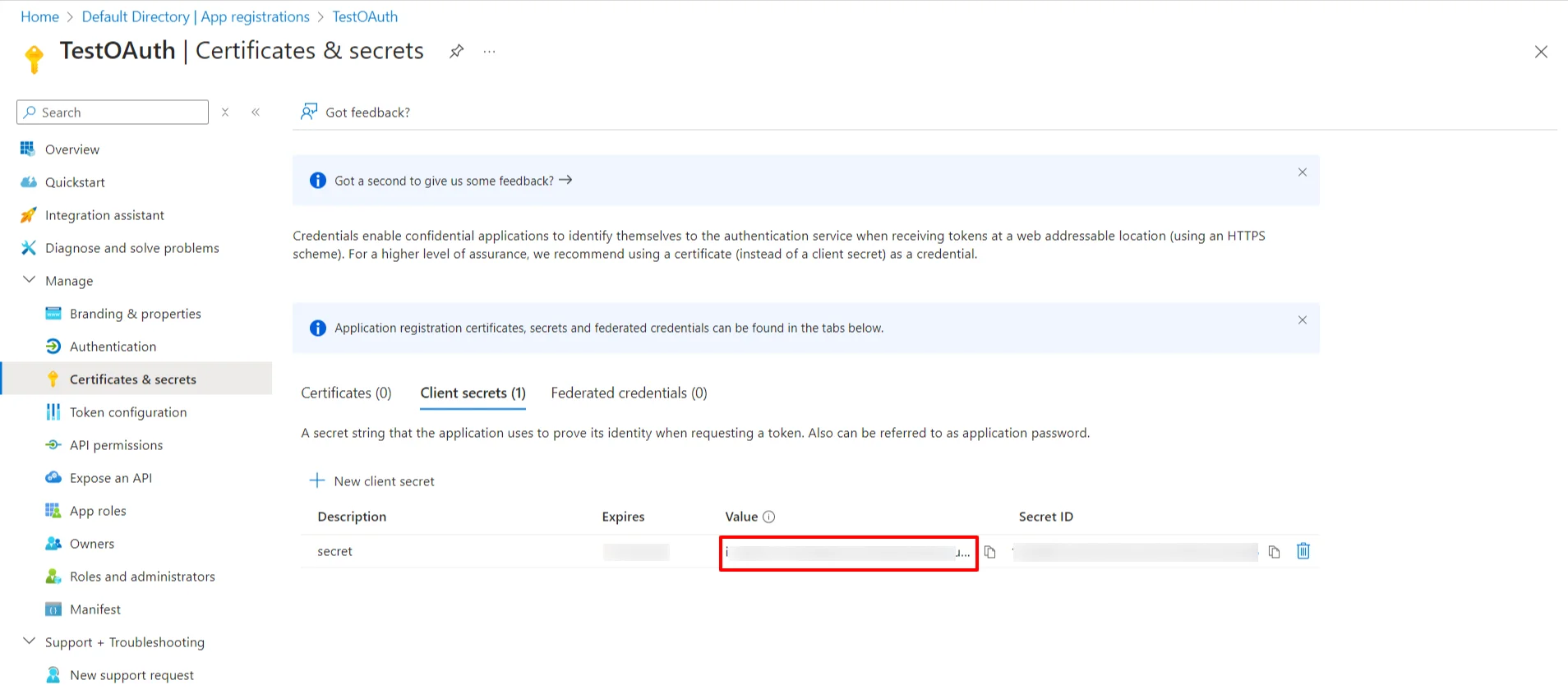 Azure AD IDP : Select SAML