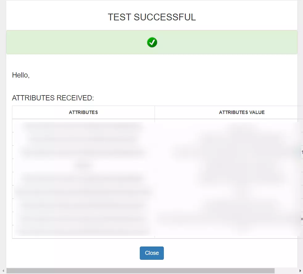 Okta IDP connection success