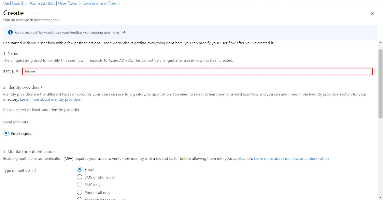Azure B2C as IDP