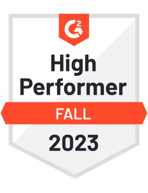 G2 Higher Performer Fall 23