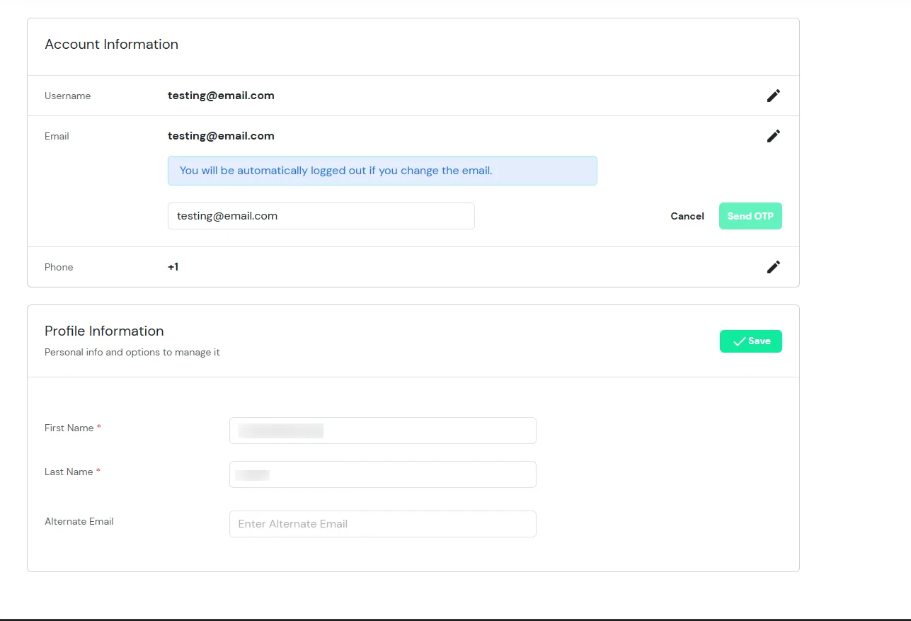 MFA/Two-Factor Authentication(2FA) for - Click on edit icon