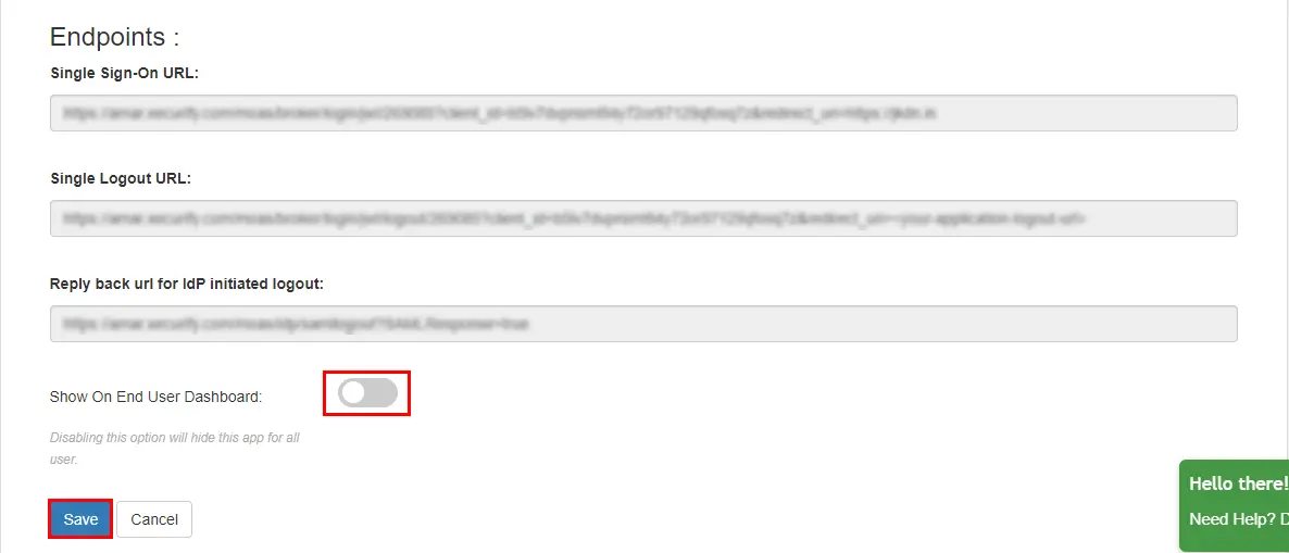 BigCommerce Provisioning : Disable Enduser Dashboard