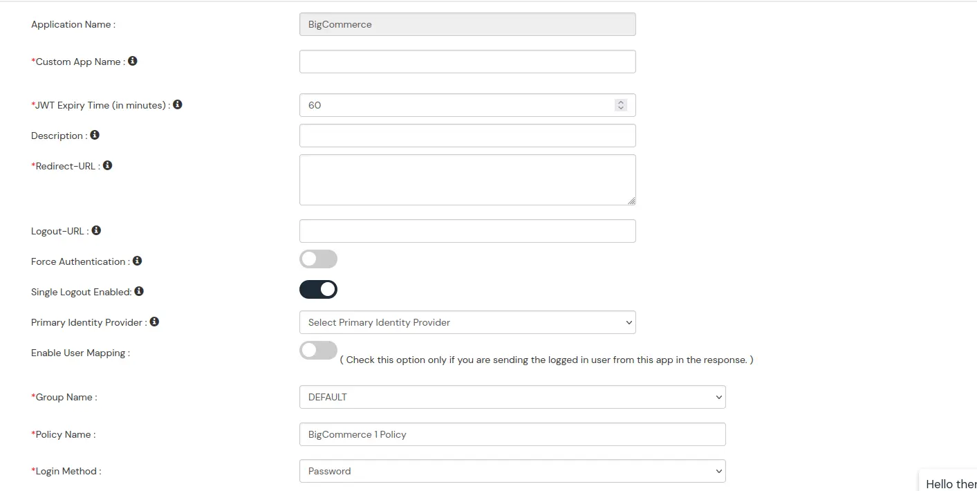 BigCommerce as an IDP: add jwt app