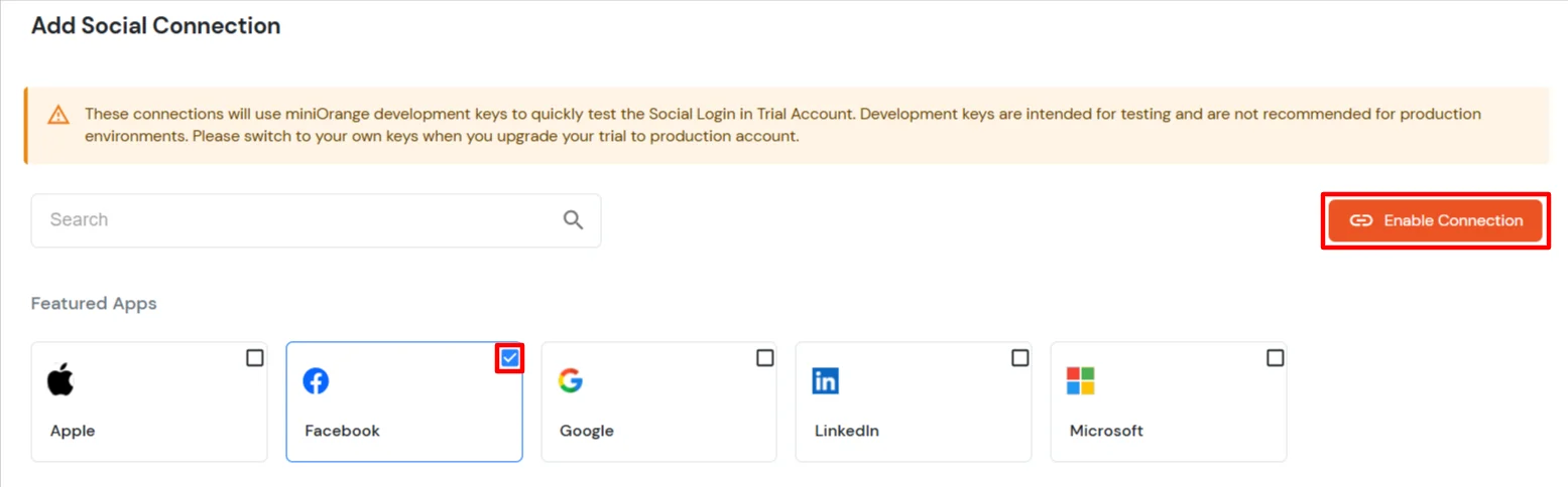 BigCommerce Social Login Single Sign-On: Check Facebook and Enable Connection