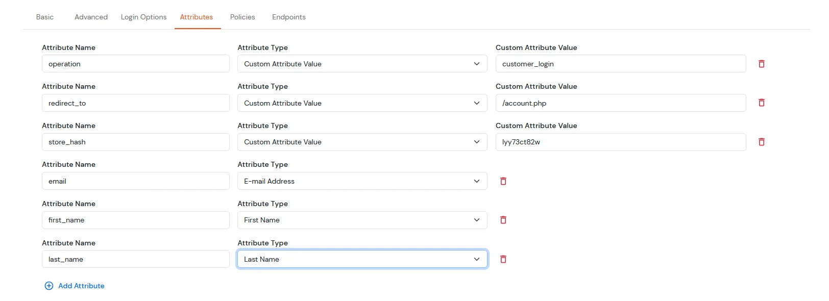BigCommerce Single Sign-On (SSO) choose JWT as app type