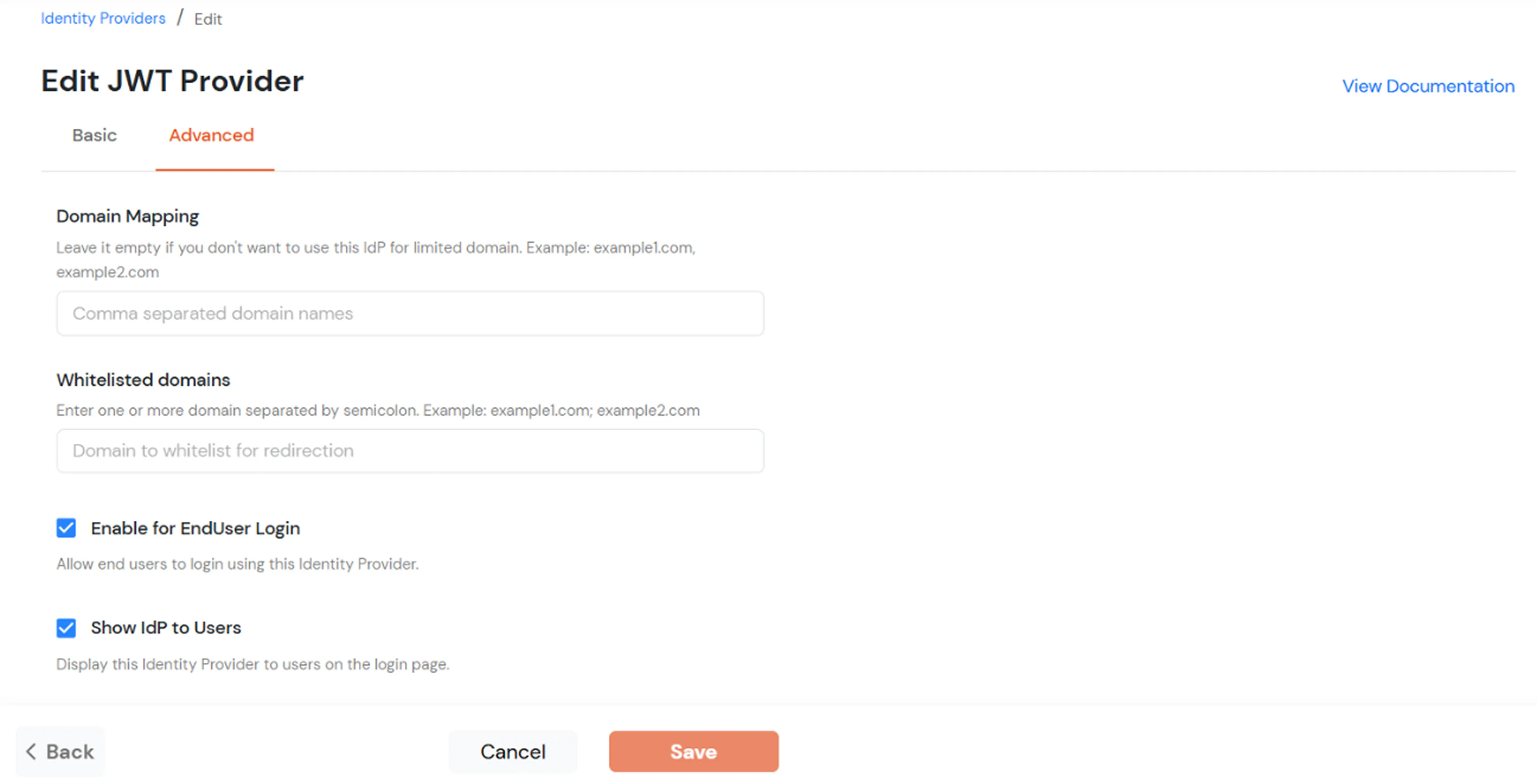 BigCommerce IDP - Edit JWT Provider