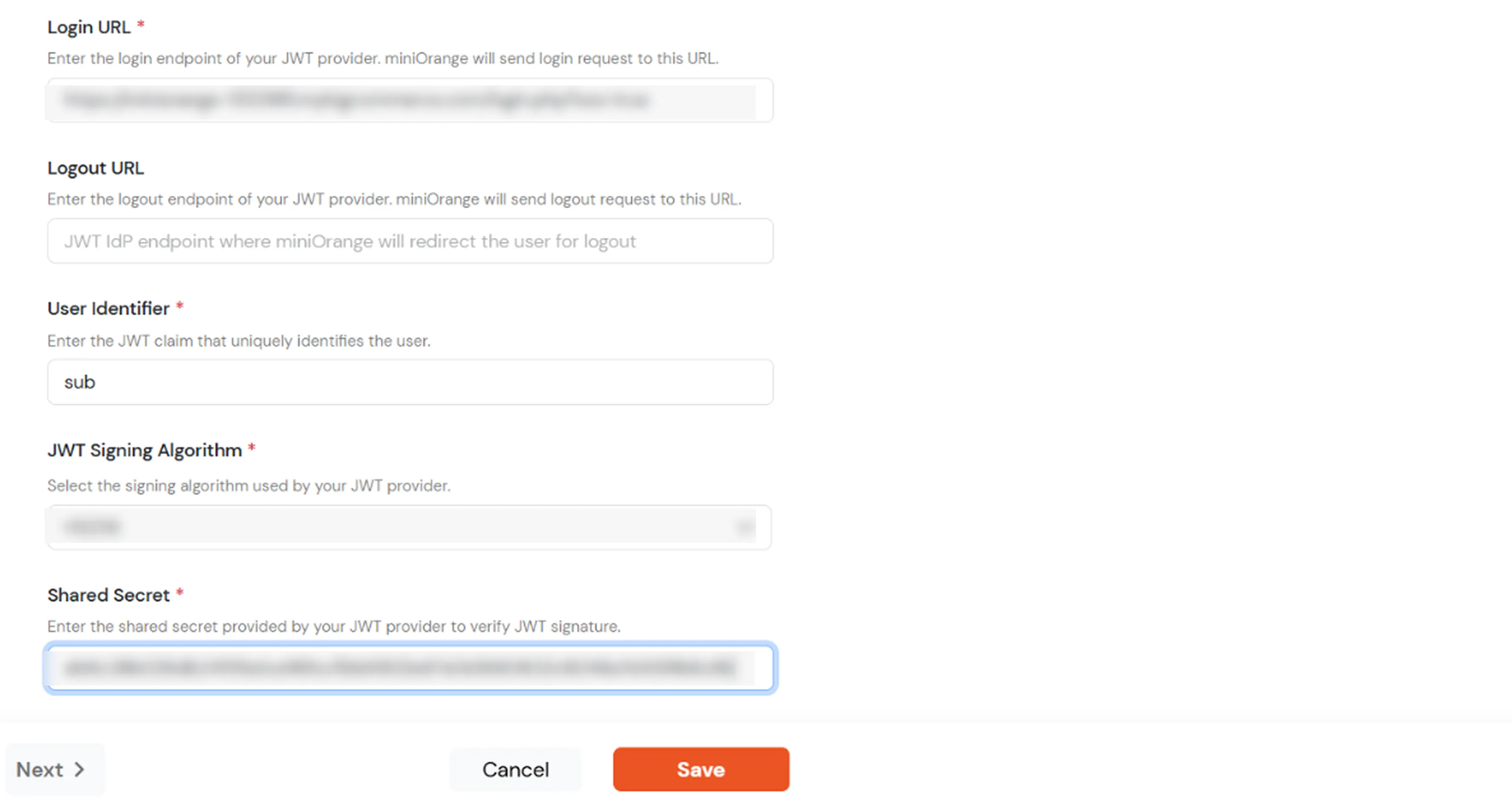 BigCommerce IDP - Enter Details