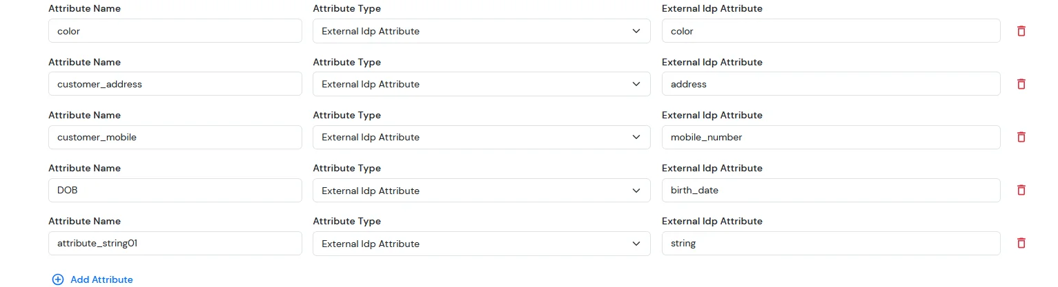 BigCommerce Single Sign-On External IDP : Map Custom Attribute field