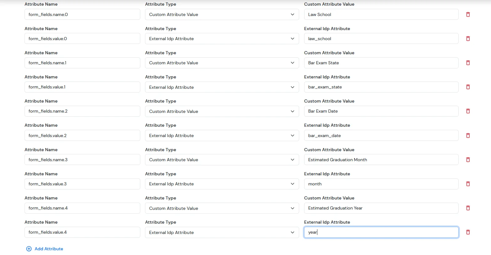 BigCommerce Single Sign-On External IDP : Configure Attribute Mapping
