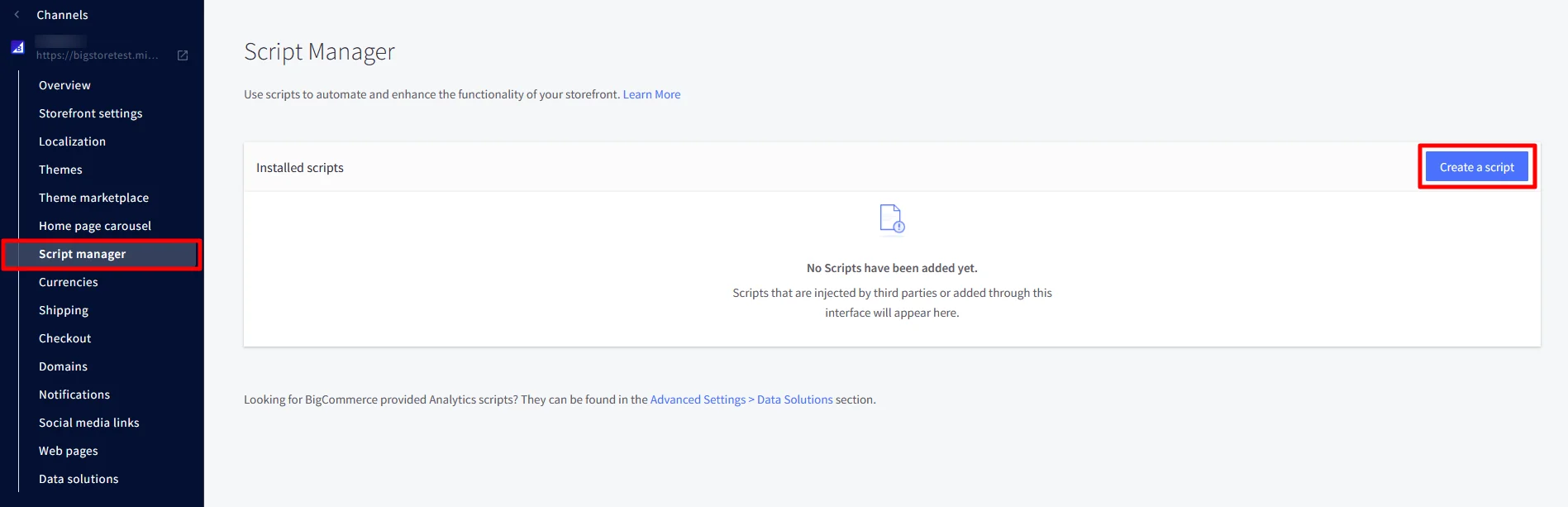 BigCommerce Social Login SSO: create script