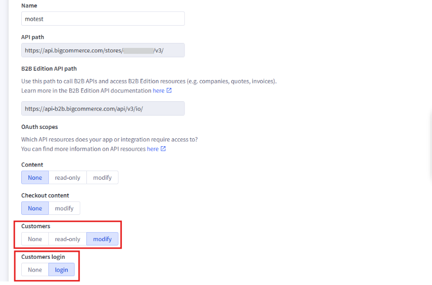 Bigcommerce SSO: Customers Login