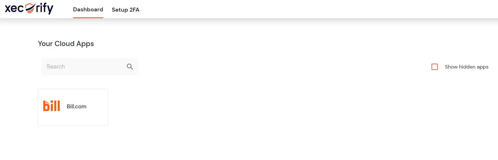 Bill Single Sign-On (SSO) verify configuration