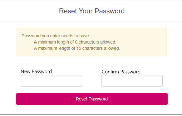 bitglass sso reset password
