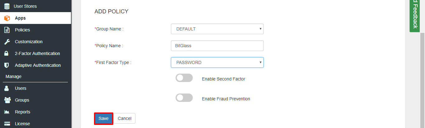 bitglass sso configure bitglass