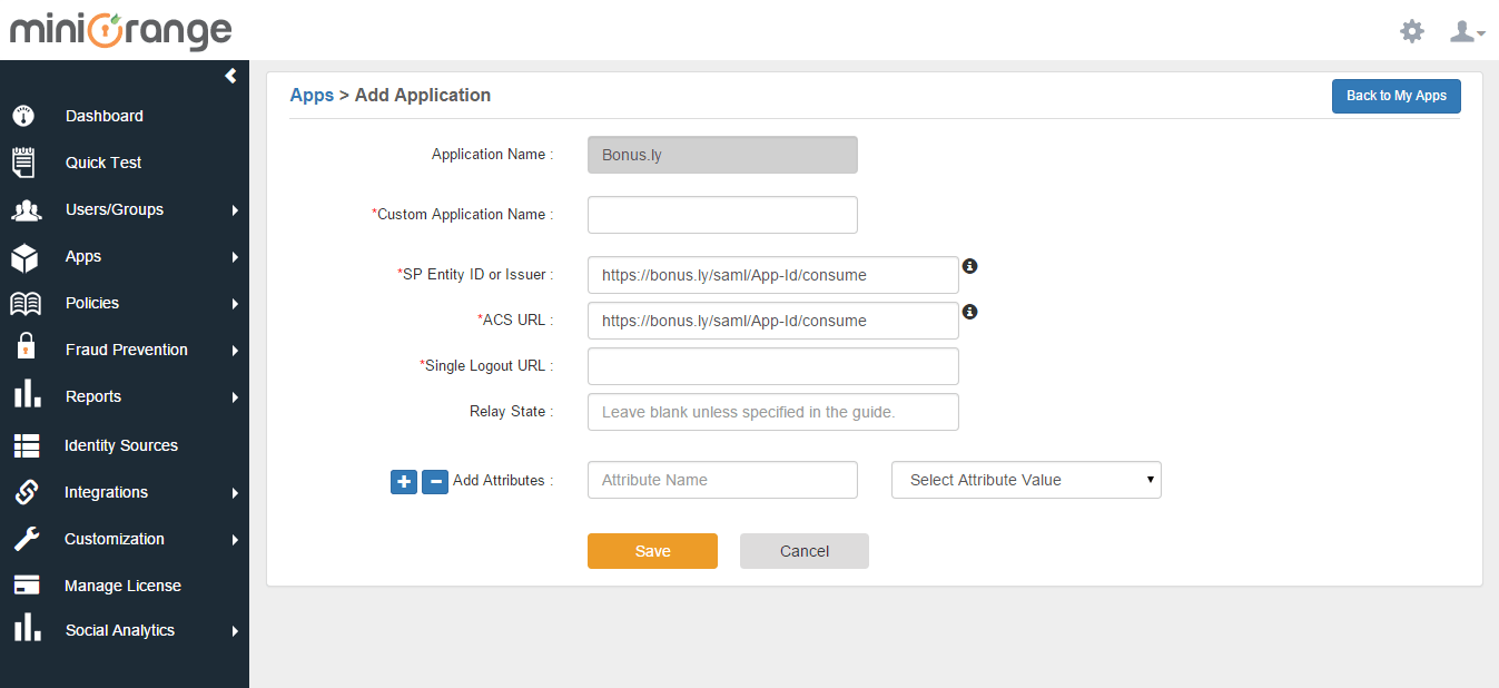 bonusly sso configuration steps