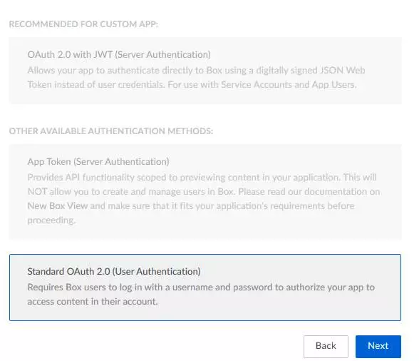 SSO to your application using Box(Select OAuth 2.0)