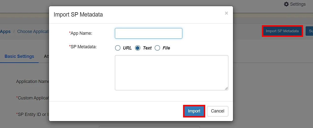 Box Single Sign-On (SSO) Single Sign-On (SSO) Upload SP Metadata File in miniOrange Dashboard