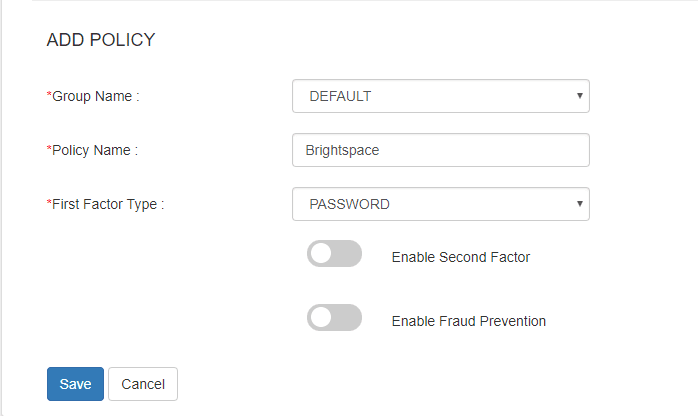 brightspace sso save configurations