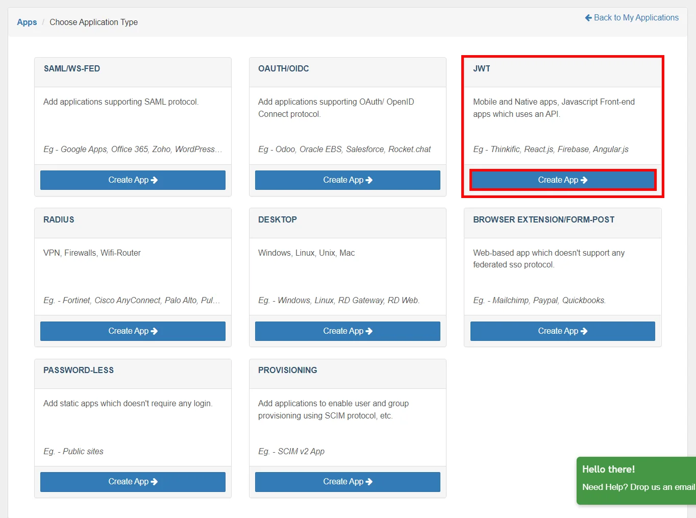 Bubble Single sign-on (SSO) create-JWT-app