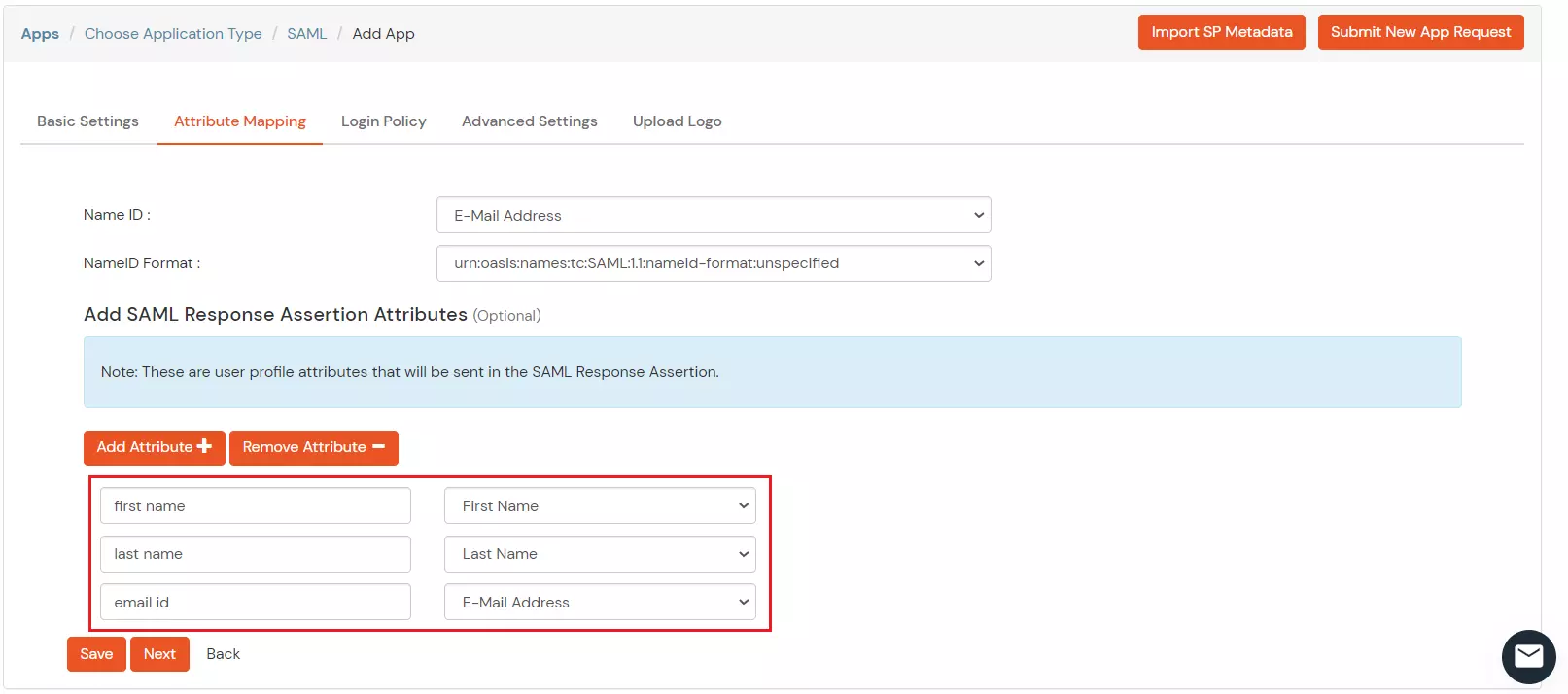 Canto Single Sign-On (sso) Add Attribute