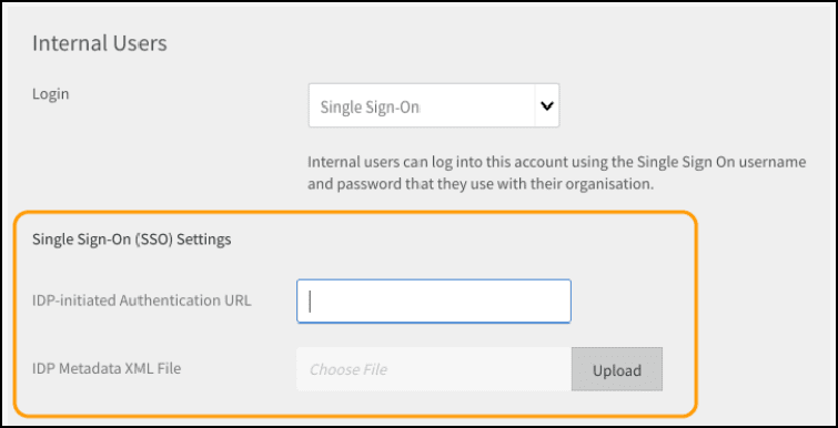 Adobe Captivate Single Sign On (sso) enter details