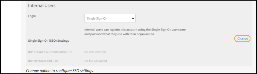 Adobe Captivate Single Sign On (sso) select option