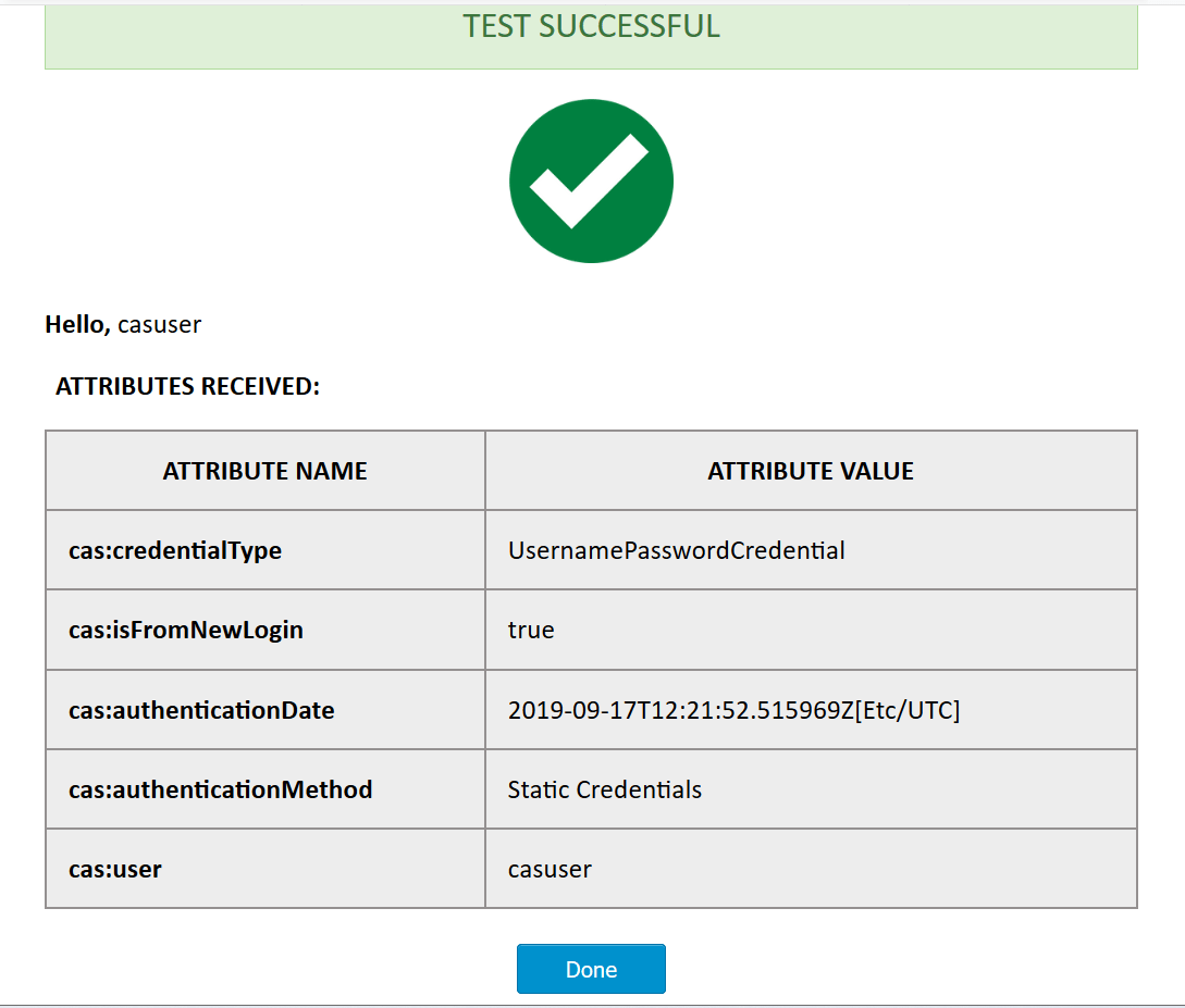 CAS server identity provider