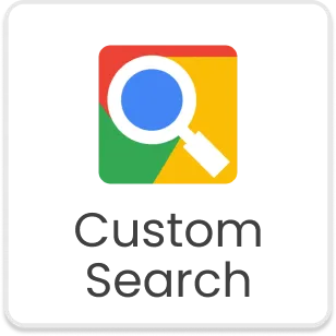 custom search Logo