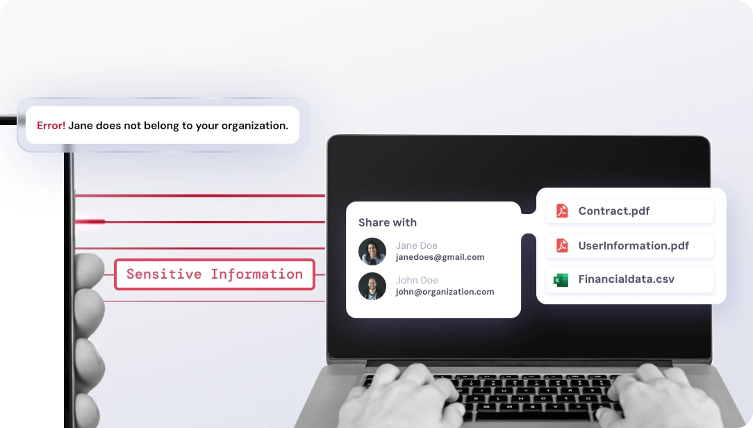 CASB solution data protection features including DLP policies and secure file sharing controls