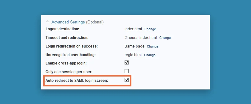 Configure Caspio Single Sign-On (SSO)