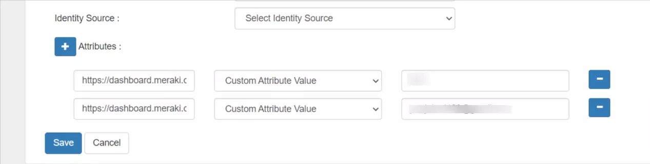 Cisco Meraki Single Sign On (sso) attribute mapping