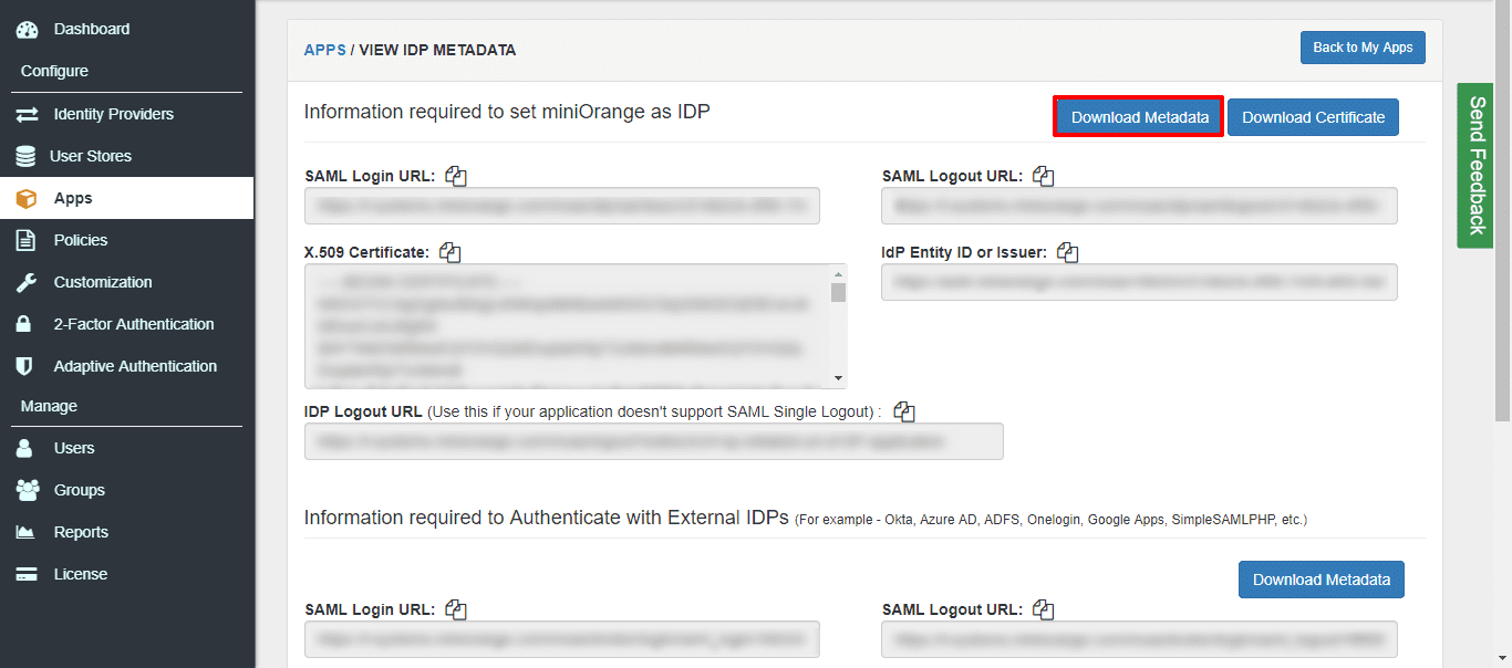 Cisco Meraki saml download metadata