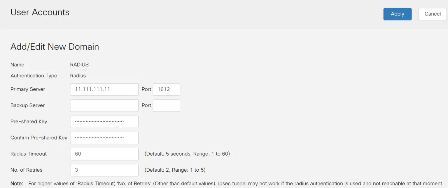 Cisco RV Series Two-Factor Authentication (2FA/MFA) setup
