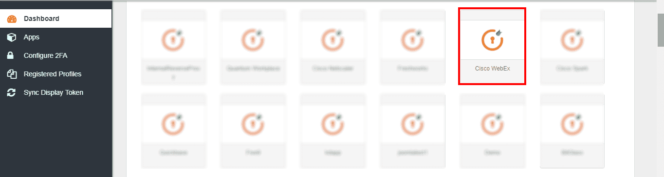 Cisco Webex saml sso app