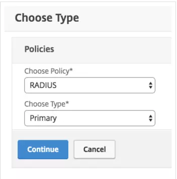 Two-Factor Authentication (2fa) for  Radius policy