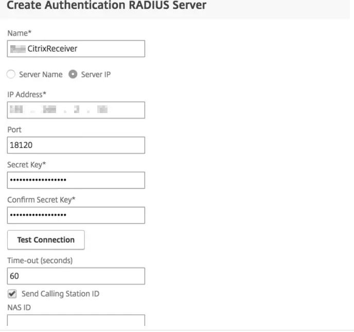 Two-Factor Authentication (2fa) for  Radius server authentication