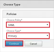 Configure Citrix NetScaler Single Sign-On (SSO): Policies