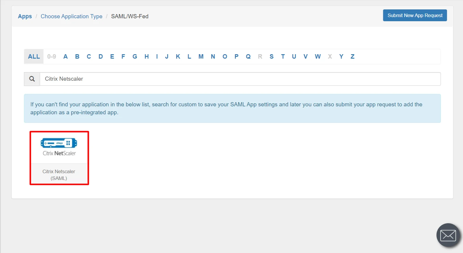 Citrix Netscaler Single Sign-On (SSO) manage apps