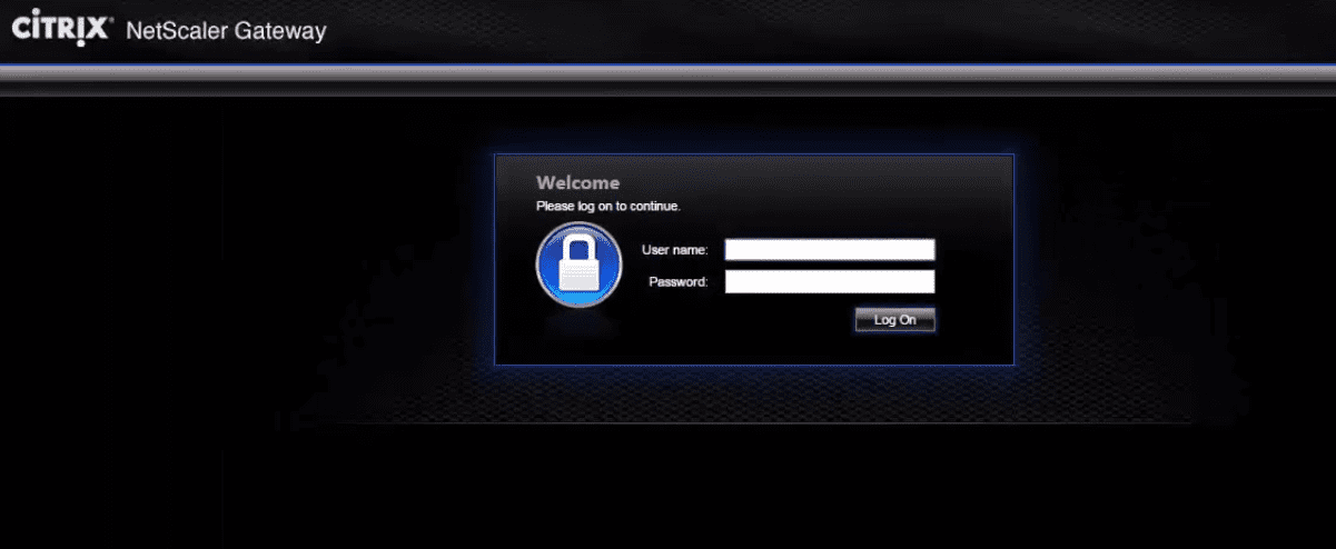 Two-Factor Authentication (2FA/MFA) for Citrix Gateway : Login to Citrix gateway