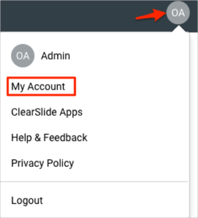 ClearSlide Two Factor Authentication(2FA) admin login