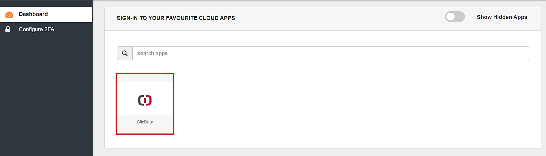 ClicData Single Sign-On (SSO) verify configuration