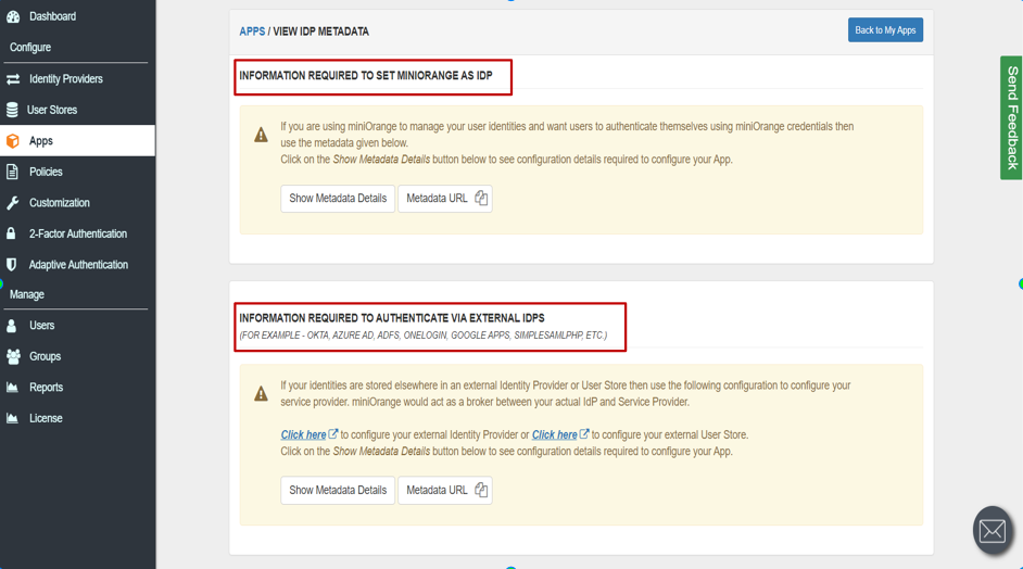 TYPO3 Single Sign-On (sso) Add SAML Application