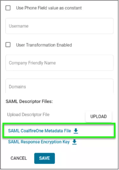 Coalfire metadata