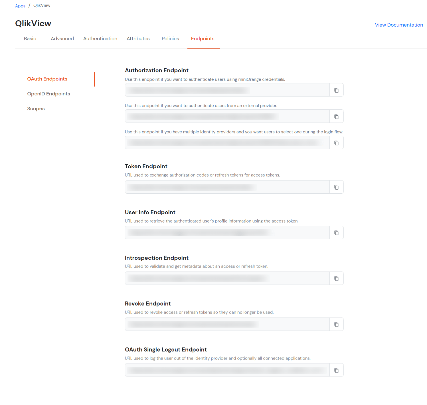 QlikView Single Sign-On (SSO) manage apps