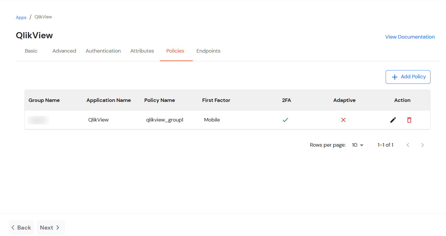 QlikView Single Sign-On (SSO) manage apps