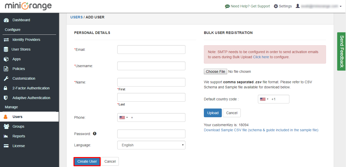Thinkific Single Sign On (sso) add user details